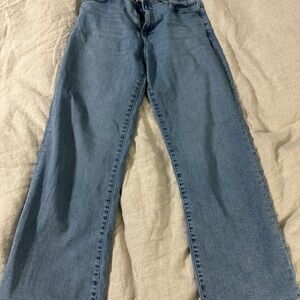 Amaris’s jeans mid rise straight crop Classic Blue Straight Leg Jeans 8R